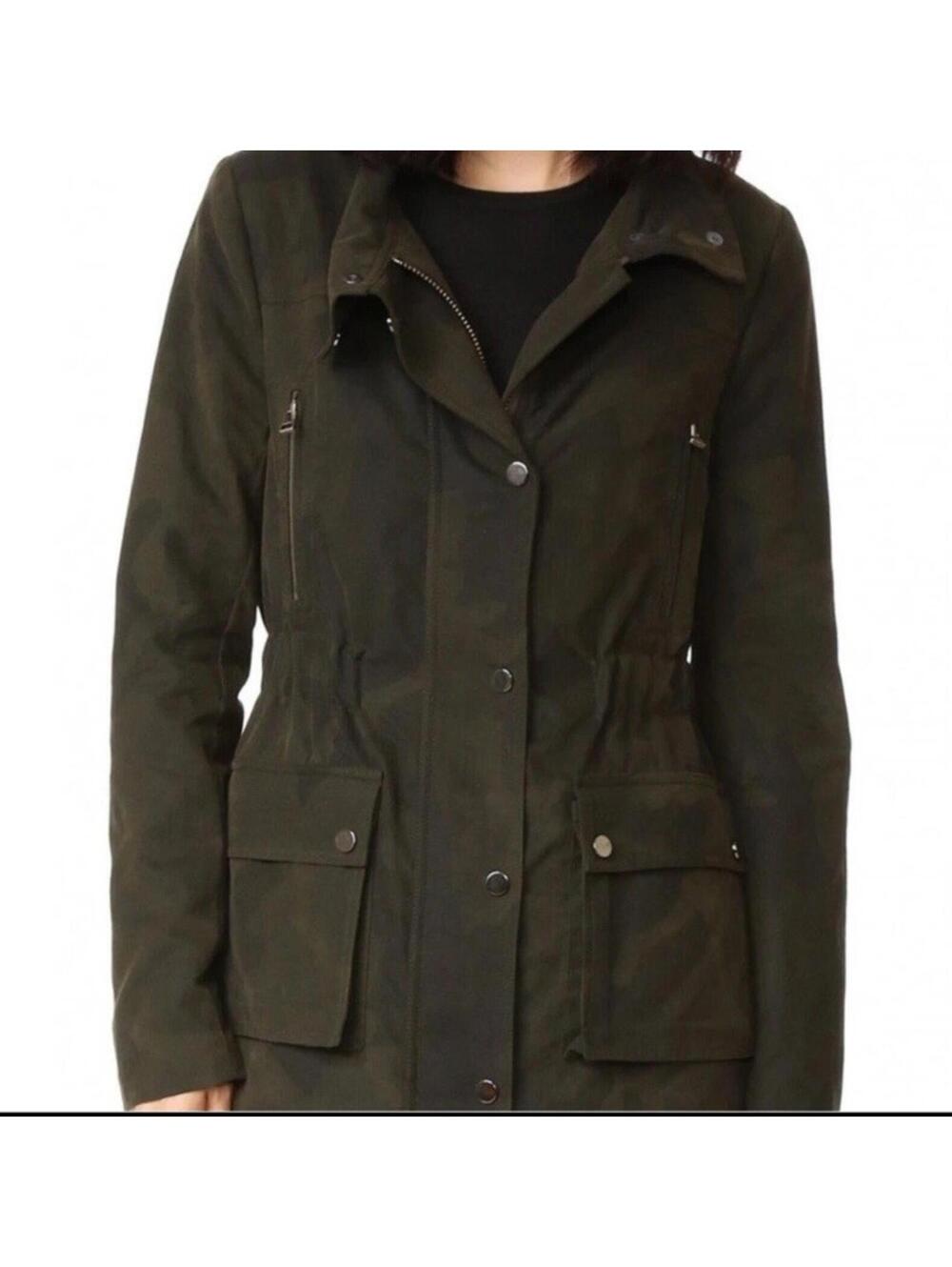 Veronica Beard Utility Jacket Women's Size 4 Military Army Green Made In USA - Picture 2 of 9